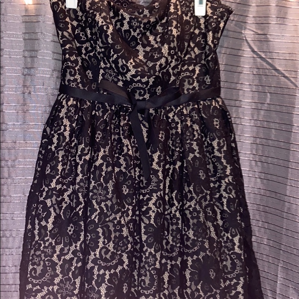 Black lace homecoming Dress